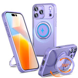 Kalebol 360-degree Rotating MagSafe Magnetic Holder Phone Case, For iPhone 18 Pro, For iPhone 18 Pro Max, For iPhone 17e / 16e, For iPhone 17 Pro Max, For iPhone 17 Pro