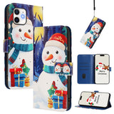 Christmas Series Buckle Leather Phone Case with Hand Strap, For iPhone 11 Pro Max, For iPhone 11, For iPhone 11 Pro, For iPhone XS / X, For iPhone XR, For iPhone XS Max, For iPhone 8 Plus / 7 Plus