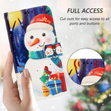 Christmas Series Buckle Leather Phone Case with Hand Strap, For iPhone 11 Pro Max, For iPhone 11, For iPhone 11 Pro, For iPhone XS / X, For iPhone XR, For iPhone XS Max, For iPhone 8 Plus / 7 Plus