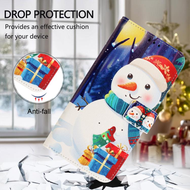 Christmas Series Buckle Leather Phone Case with Hand Strap, For iPhone 11 Pro Max, For iPhone 11, For iPhone 11 Pro, For iPhone XS / X, For iPhone XR, For iPhone XS Max, For iPhone 8 Plus / 7 Plus