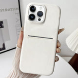 Skin Feel Sheepskin Card Slot Phone Case, For iPhone 12 / 12 Pro, For iPhone 12 Pro Max