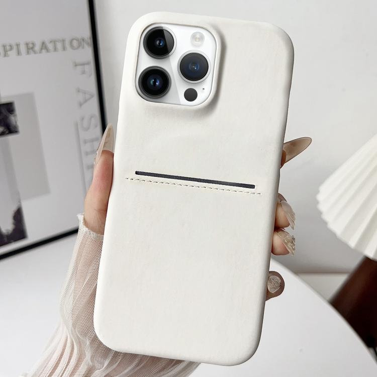 Skin Feel Sheepskin Card Slot Phone Case, For iPhone 12 / 12 Pro, For iPhone 12 Pro Max