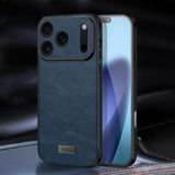 SULADA Shockproof TPU Hybrid Handmade Leather Phone Case, For iPhone 17 Pro Max, For iPhone 17 Pro, For iPhone 17, For iPhone Air