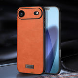 SULADA Shockproof TPU Hybrid Handmade Leather Phone Case, For iPhone 17 Pro Max, For iPhone 17 Pro, For iPhone 17, For iPhone Air
