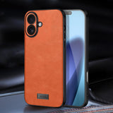 SULADA Shockproof TPU Hybrid Handmade Leather Phone Case, For iPhone 17 Pro Max, For iPhone 17 Pro, For iPhone 17, For iPhone Air