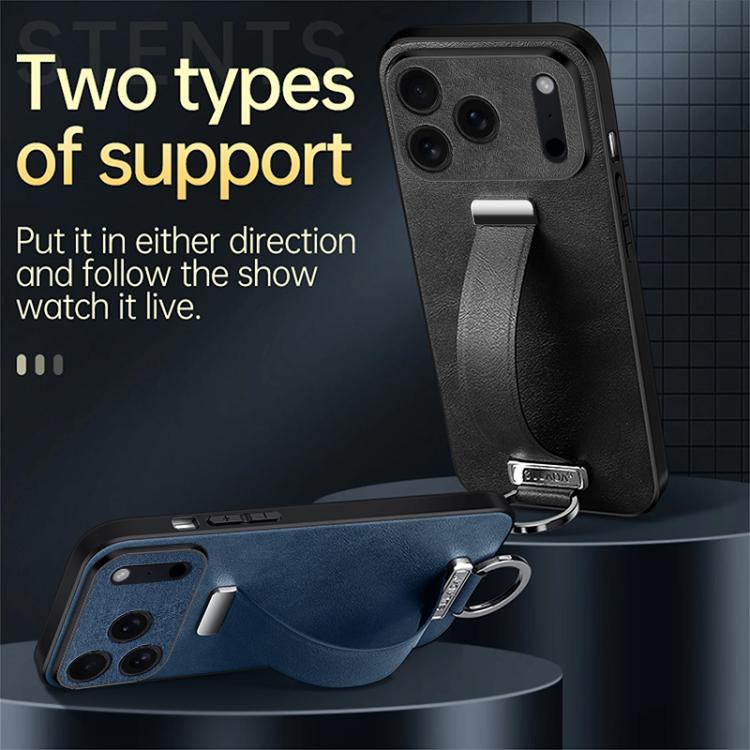 SULADA Tide Cool Series PC Hybrid Leather Texture Skin Feel Phone Case, For iPhone 17 Pro Max, For iPhone 17 Pro, For iPhone 17, For iPhone Air