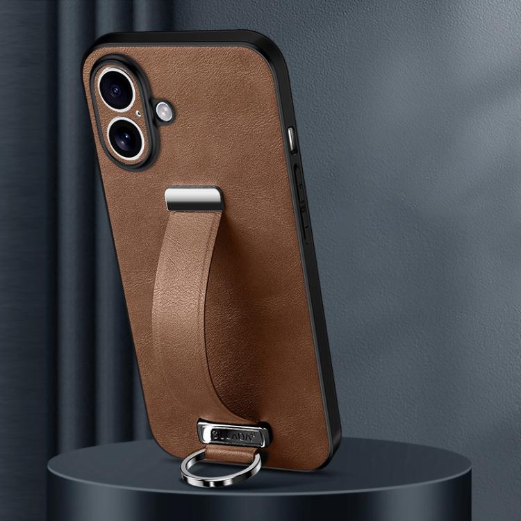 SULADA Tide Cool Series PC Hybrid Leather Texture Skin Feel Phone Case, For iPhone 17 Pro Max, For iPhone 17 Pro, For iPhone 17, For iPhone Air