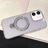 Gradient Glitter Diamonds MagSafe Phone Case, For iPhone 13 Pro Max, For iPhone 13 Pro, For iPhone 13, For iPhone 12, For iPhone 12 Pro Max, For iPhone 12 Pro, For iPhone 11