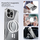 ABEEL MagSafe Magnetic Color Ring Anti-scratch Transparent Phone Case, For iPhone 13 Pro Max, For iPhone 13 Pro, For iPhone 13