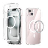 ABEEL MagSafe Magnetic Color Ring Anti-scratch Transparent Phone Case, For iPhone 13 Pro Max, For iPhone 13 Pro, For iPhone 13