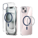 ABEEL MagSafe Magnetic Color Ring Anti-scratch Transparent Phone Case, For iPhone 13 Pro Max, For iPhone 13 Pro, For iPhone 13