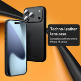QIALINO Technology Leather MagSafe Phone Case, For iPhone 17 Pro Max, For iPhone 17 Pro, For iPhone 17, For iPhone Air