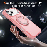 Skin Feel Translucent PC Gear Holder C MagSafe Phone Case, For iPhone 17 Pro Max, For iPhone 17 Pro, For iPhone Air