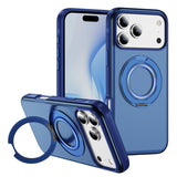 Skin Feel Translucent PC Gear Holder C MagSafe Phone Case, For iPhone 18 Pro / 17 Pro, For iPhone 18 Pro Max / 17 Pro Max, For iPhone Air