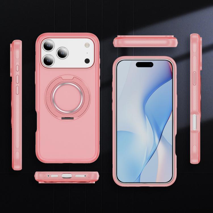 Skin Feel Translucent PC Gear Holder C MagSafe Phone Case, For iPhone 18 Pro / 17 Pro, For iPhone 18 Pro Max / 17 Pro Max, For iPhone Air