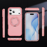 Skin Feel Translucent PC Gear Holder C MagSafe Phone Case, For iPhone 18 Pro / 17 Pro, For iPhone 18 Pro Max / 17 Pro Max, For iPhone Air