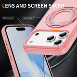 Skin Feel Translucent PC Gear Holder C MagSafe Phone Case, For iPhone 18 Pro / 17 Pro, For iPhone 18 Pro Max / 17 Pro Max, For iPhone Air