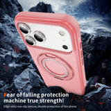 Skin Feel Translucent PC Gear Holder C MagSafe Phone Case, For iPhone 18 Pro / 17 Pro, For iPhone 18 Pro Max / 17 Pro Max, For iPhone Air