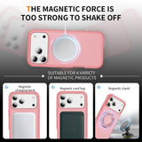Skin Feel Translucent PC Gear Holder C MagSafe Phone Case, For iPhone 18 Pro / 17 Pro, For iPhone 18 Pro Max / 17 Pro Max, For iPhone Air