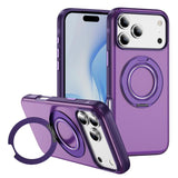 Skin Feel Translucent PC Gear Holder C MagSafe Phone Case, For iPhone 18 Pro / 17 Pro, For iPhone 18 Pro Max / 17 Pro Max, For iPhone Air
