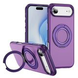 Skin Feel Translucent PC Gear Holder C MagSafe Phone Case, For iPhone 18 Pro / 17 Pro, For iPhone 18 Pro Max / 17 Pro Max, For iPhone Air