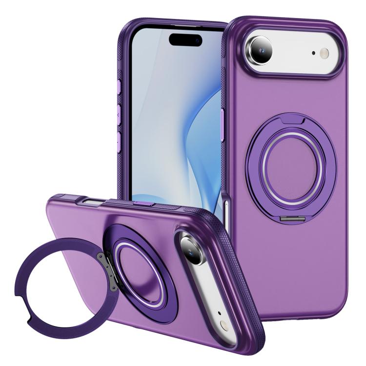 Skin Feel Translucent PC Gear Holder C MagSafe Phone Case, For iPhone 18 Pro / 17 Pro, For iPhone 18 Pro Max / 17 Pro Max, For iPhone Air