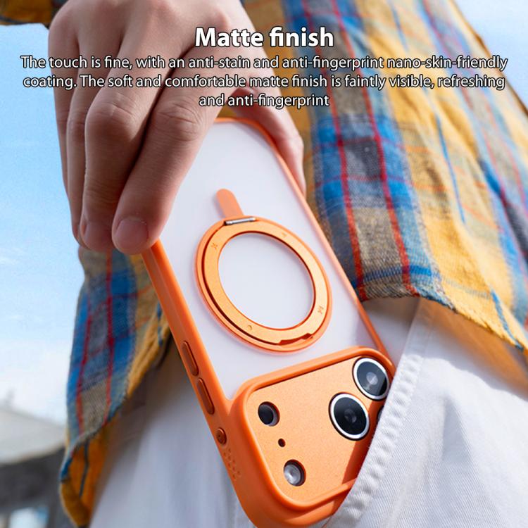 MOMAX Magsafe Magnetic Metal Rotating Holder Phone Case, For iPhone 17, For iPhone Air