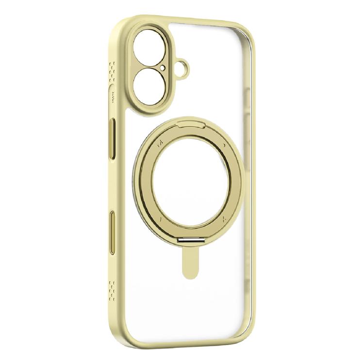 MOMAX Magsafe Magnetic Metal Rotating Holder Phone Case, For iPhone 17, For iPhone Air
