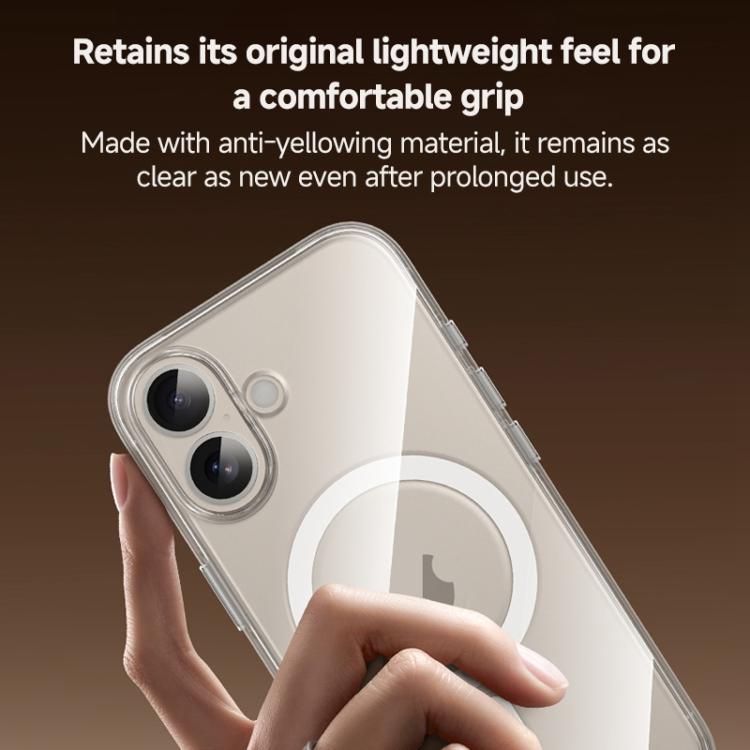 ZGA Magsafe Metal AI Buttons Clear PC Hybrid TPU Phone Case, For iPhone 17 Pro Max, For iPhone 17 Pro, For iPhone 17