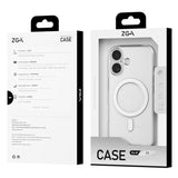 ZGA Magsafe Metal AI Buttons Clear PC Hybrid TPU Phone Case, For iPhone 17 Pro Max, For iPhone 17 Pro, For iPhone 17