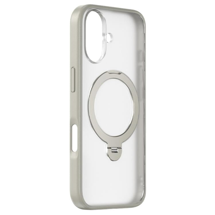 ZGA 360 Pivot Holder Magsafe PC Hybrid TPU Phone Case, For iPhone 17, For iPhone Air