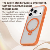 ZGA 360 Pivot Holder Magsafe PC Hybrid TPU Phone Case, For iPhone 17, For iPhone Air