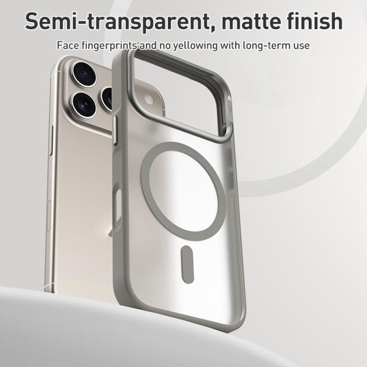ZGA Matte Clear Magsafe PC Hybrid TPU Phone Case, For iPhone 17, For iPhone Air