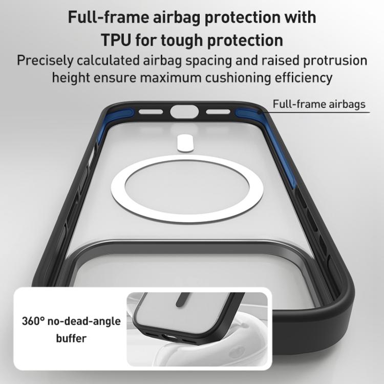 ZGA Matte Clear Magsafe PC Hybrid TPU Phone Case, For iPhone 17, For iPhone Air
