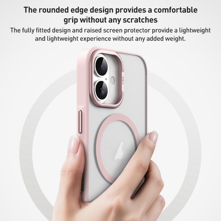 ZGA Matte Clear Magsafe PC Hybrid TPU Phone Case, For iPhone 17, For iPhone Air
