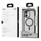 ZGA Matte Clear Magsafe PC Hybrid TPU Phone Case, For iPhone 17, For iPhone Air