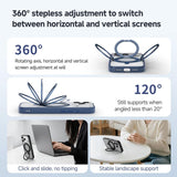 ZGA Feitian 360 Rotation Holder Magsafe PC Hybrid TPU Phone Case, For iPhone 17, For iPhone Air
