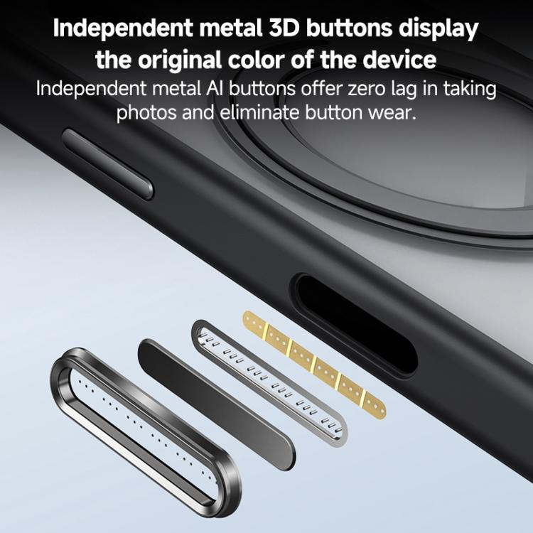 ZGA Feitian 360 Rotation Holder Magsafe PC Hybrid TPU Phone Case, For iPhone 17, For iPhone Air