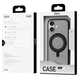 ZGA Feitian 360 Rotation Holder Magsafe PC Hybrid TPU Phone Case, For iPhone 17, For iPhone Air