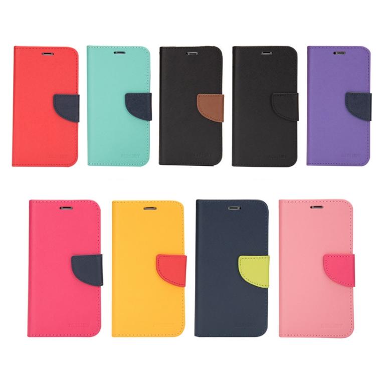 Mercury Contrast Color Splicing Leather Phone Case, For iPhone 15 Pro, For iPhone 15 Plus, For iPhone 15