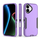 2 in 1 PC Hybrid TPU Phone Case, For iPhone 17 Pro Max, For iPhone 17 Pro, For iPhone 17, For iPhone Air