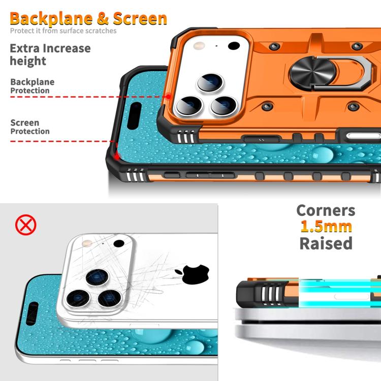 Ring Holder Phone Case, For iPhone 17 Pro Max, For iPhone 17 Pro, For iPhone 17, For iPhone Air
