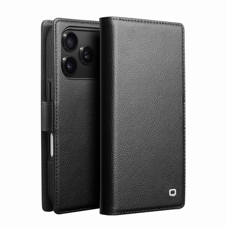QIALINO Classics 3rd Genuine Leather Phone Case, For iPhone 17 Pro Max, For iPhone 17 Pro, For iPhone 17, For iPhone Air