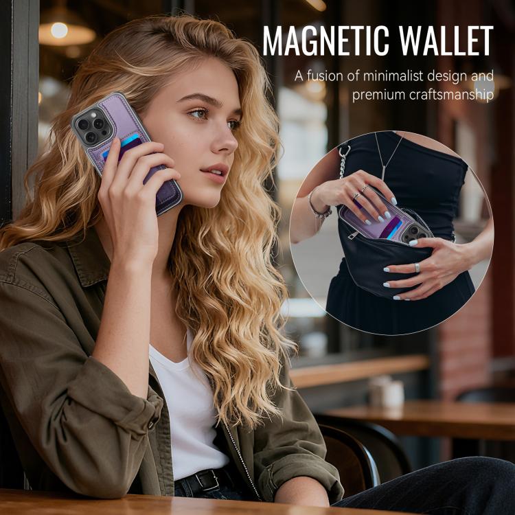JEEHOOD J10 Flip Card Bag MagSafe Split RFID Leather Phone Case, For iPhone 13 Pro, For iPhone 13, For iPhone 12, For iPhone 12 Pro Max, For iPhone 12 Pro, For iPhone 11 Pro Max, For iPhone 11, For iPhone 11 Pro