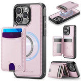 JEEHOOD J10 Flip Card Bag MagSafe Split RFID Leather Phone Case, For iPhone 13 Pro, For iPhone 13, For iPhone 12, For iPhone 12 Pro Max, For iPhone 12 Pro, For iPhone 11 Pro Max, For iPhone 11, For iPhone 11 Pro