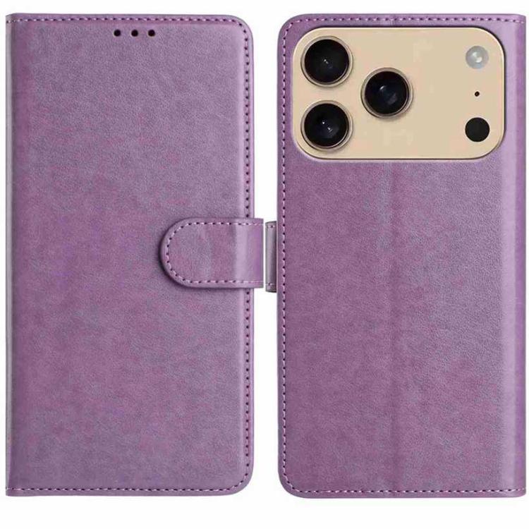 Lambskin 8-card Slot Leather Phone Case, For iPhone 17e / 16e, For iPhone 17 Pro Max, For iPhone 17 Pro, For iPhone 17