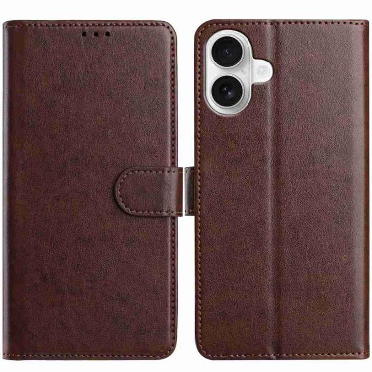 Lambskin 8-card Slot Leather Phone Case, For iPhone 17e / 16e, For iPhone 17 Pro Max, For iPhone 17 Pro, For iPhone 17