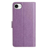 Lambskin 8-card Slot Leather Phone Case, For iPhone 17e / 16e, For iPhone 17 Pro Max, For iPhone 17 Pro, For iPhone 17