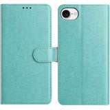 Lambskin 8-card Slot Leather Phone Case, For iPhone 17e / 16e, For iPhone 17 Pro Max, For iPhone 17 Pro, For iPhone 17