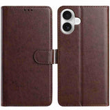 Lambskin 8-card Slot Leather Phone Case, For iPhone Air, For iPhone 16 Pro Max, For iPhone 16 Pro, For iPhone 16 Plus